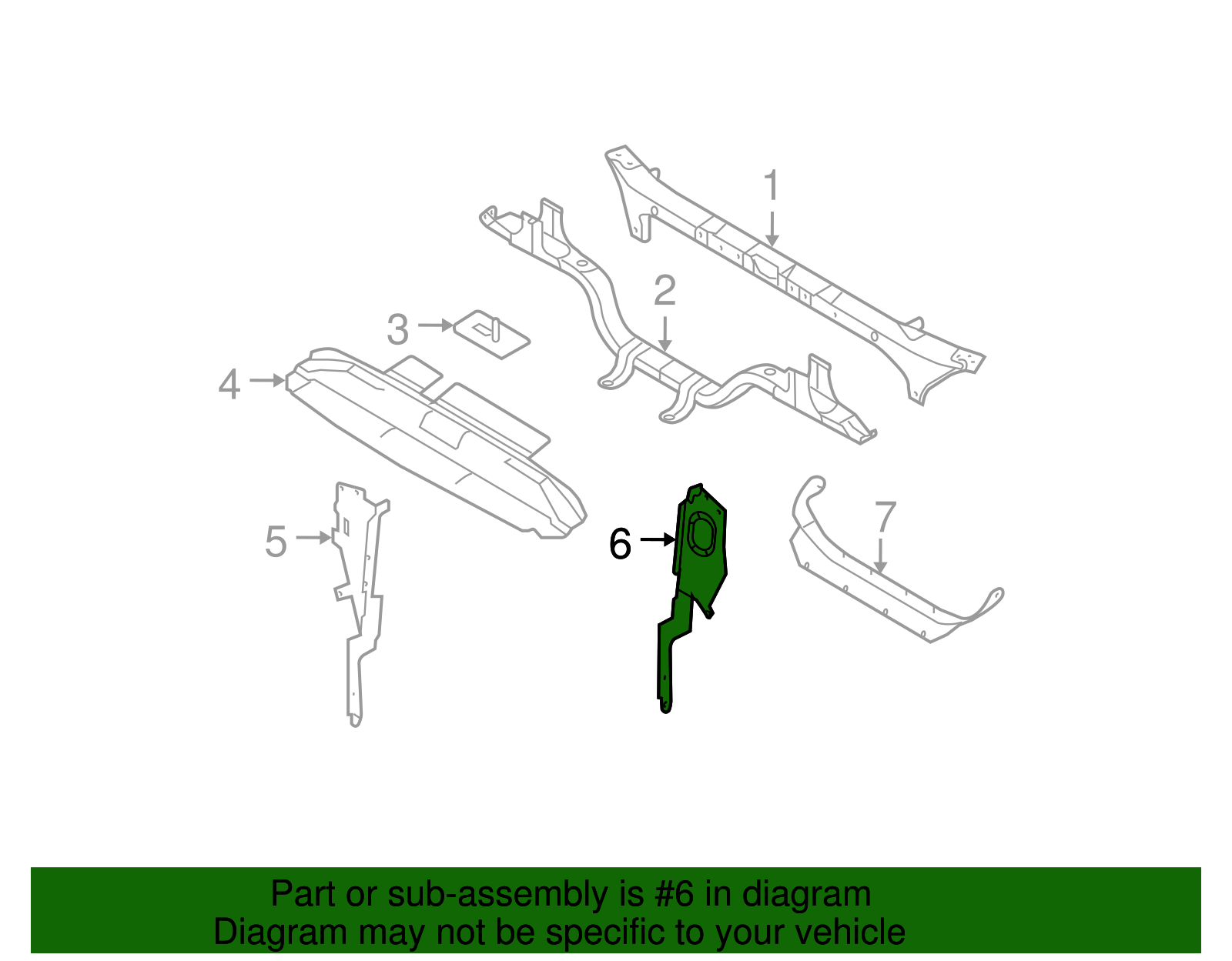 Air Deflector - Ford (7C3Z-8311-B)