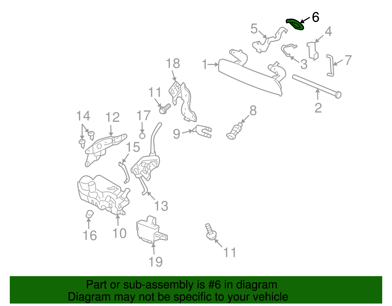 Handle Seal - GM (88980653)