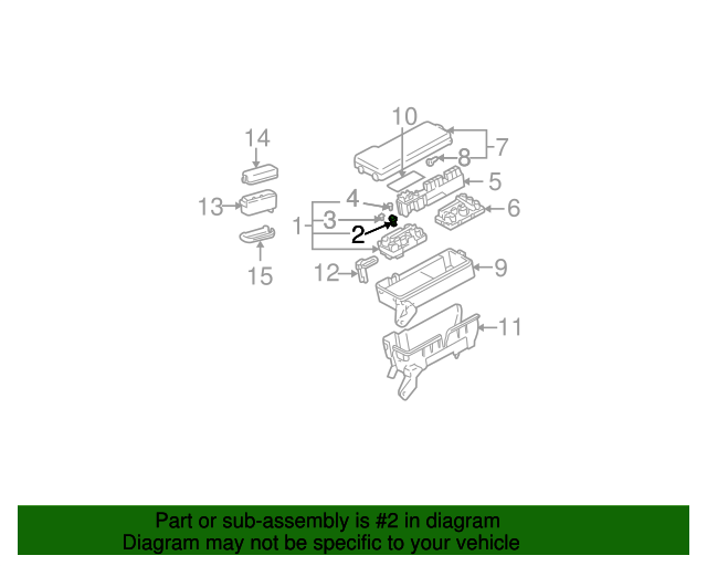 20002008 Toyota Fusible Link 9098208284 Toyota Parts Center