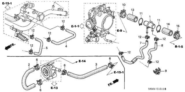 2002-2006 Acura RSX Hose, Throttle Body Inlet 19508-PRB-A00 | OEMAcuraPart | Acura Rsx Engine Diagram | | OEM Acura Parts