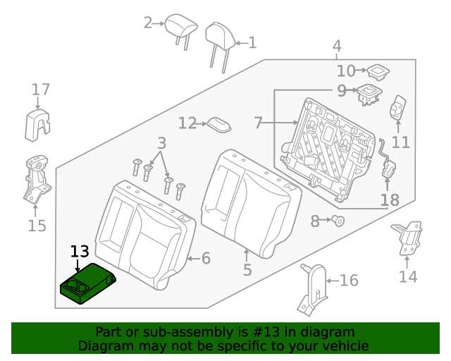 20142016 Kia Soul Armrest 89900 B2200KF6 OEM Parts Online