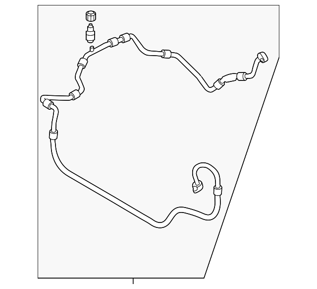 A/C Refrigerant Suction Hose 561-820-743-F