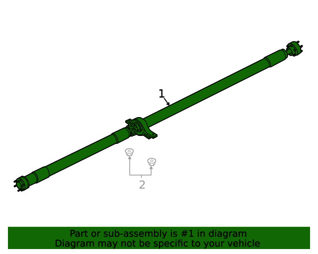 2021 Ford Bronco Sport Drive Shaft LX6Z4R602Q QuirkParts