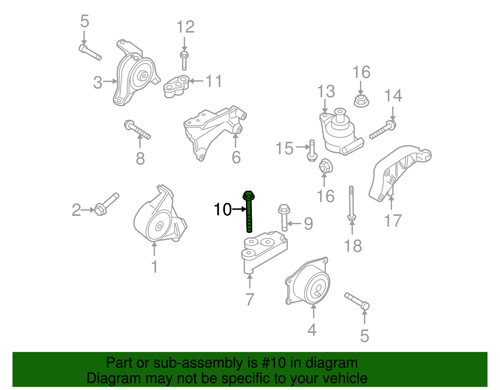Multi-Purpose Bolt - GM (09223093)