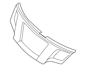 2017-2020 Genuine Nissan Rogue Sport Chrome Front Grille Lower Finish