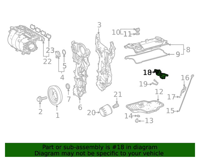 20182024 Toyota Oil Level Sensor 8949133052 Camelback Toyota Parts