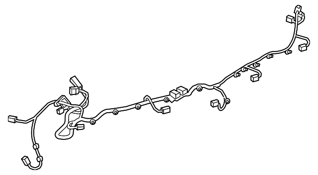 Rear Object Alarm Sensor Wiring Harness - GM (84102078)