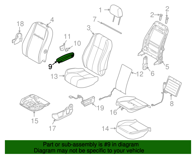 LR022282 Armrest 20112015 Land Rover LR2 LandRoverLakeBluff