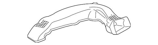 Passenger Side Instrument Panel Outer Air Outlet Duct - GM (84095283)