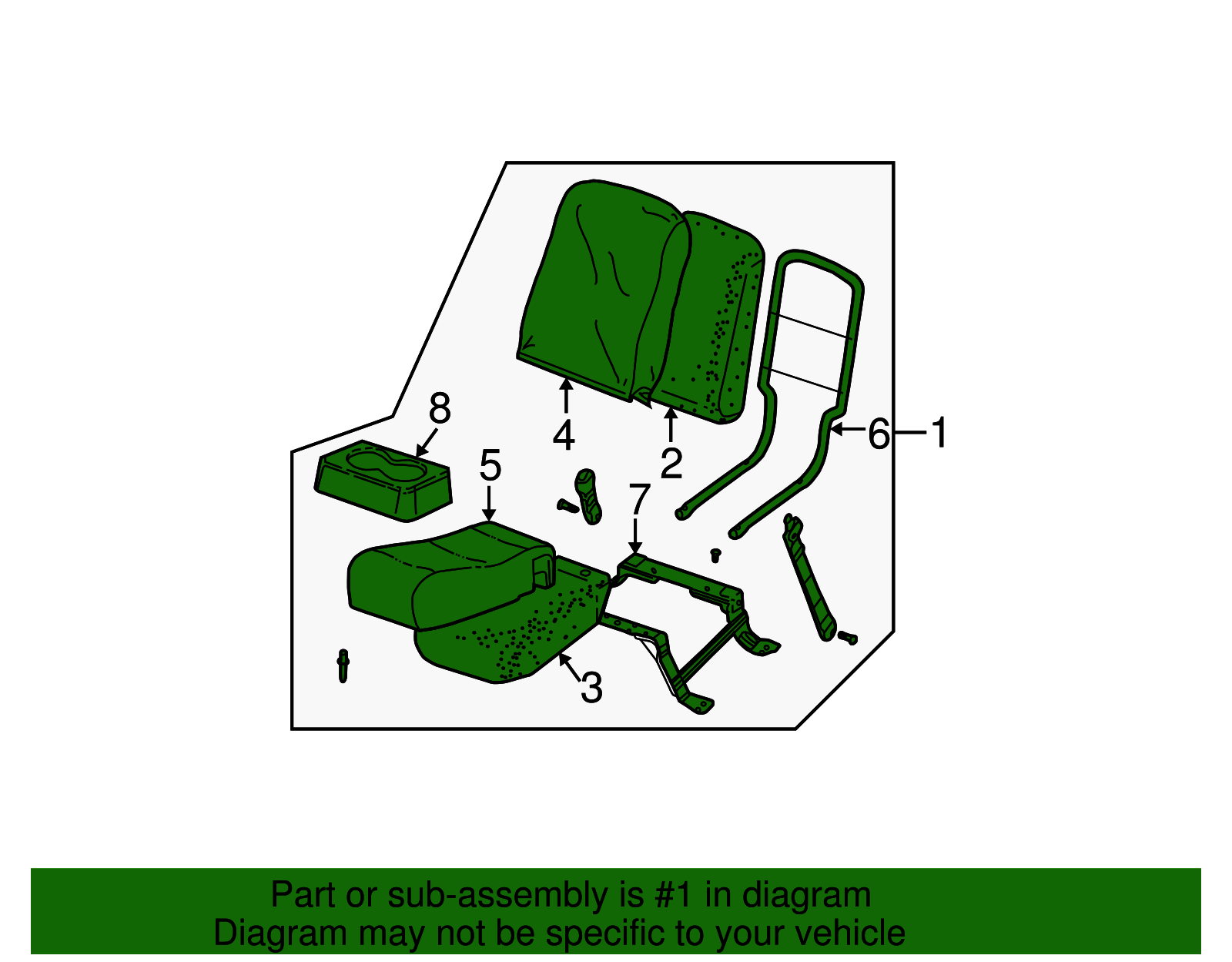 Seat Assembly - GM (88942276)