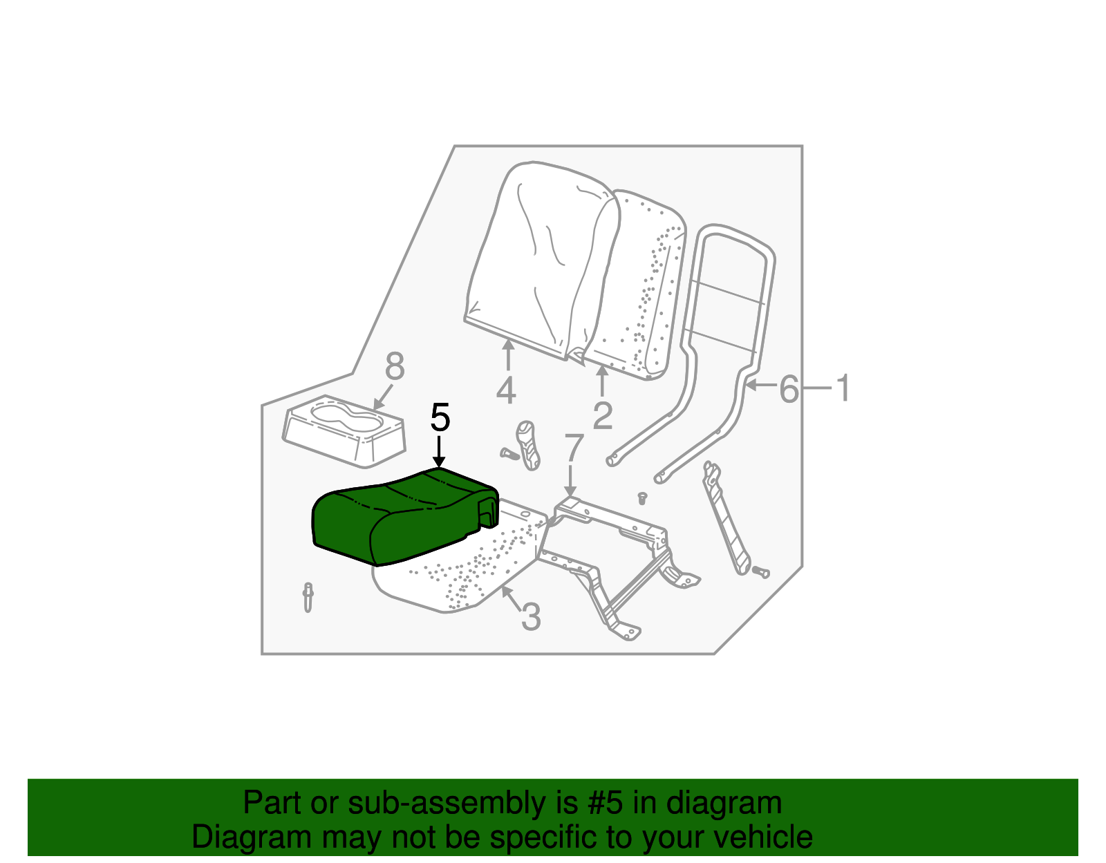 Seat Cover - GM (89043685)