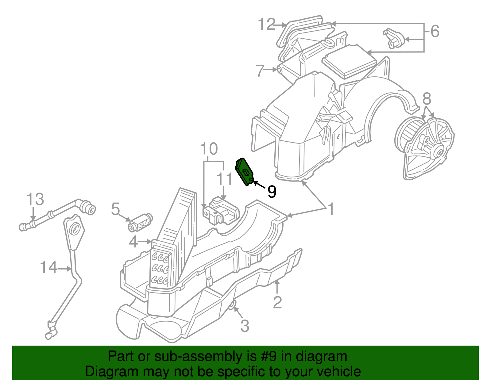 HVAC Blower Motor Resistor 867-959-131