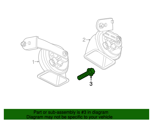 2011-2013 Volvo S60 Mount Bolt 30640548 | TascaParts.com