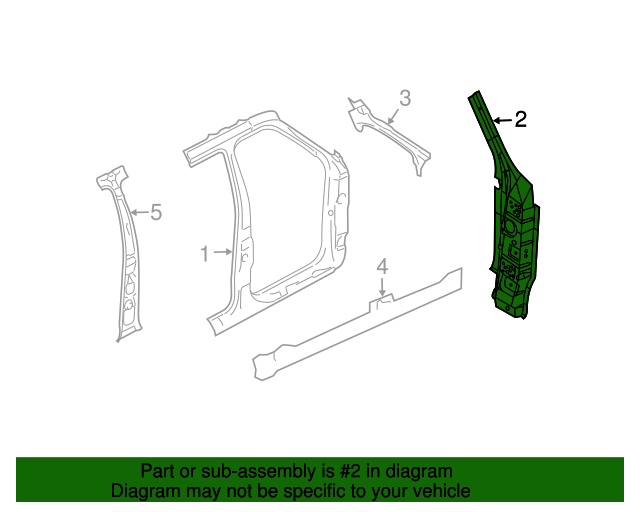 19972017 Ford Hinge Reinforced F65Z1522842AA Blue Springs Ford Parts