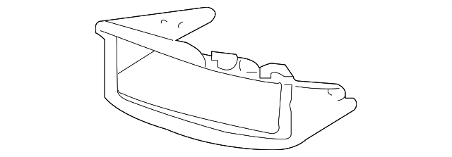 thumbnail image 2 of GM OEM 1997-2004 Corvette Driver Side Headlight Bezel, 10435411, New 2 of 4
