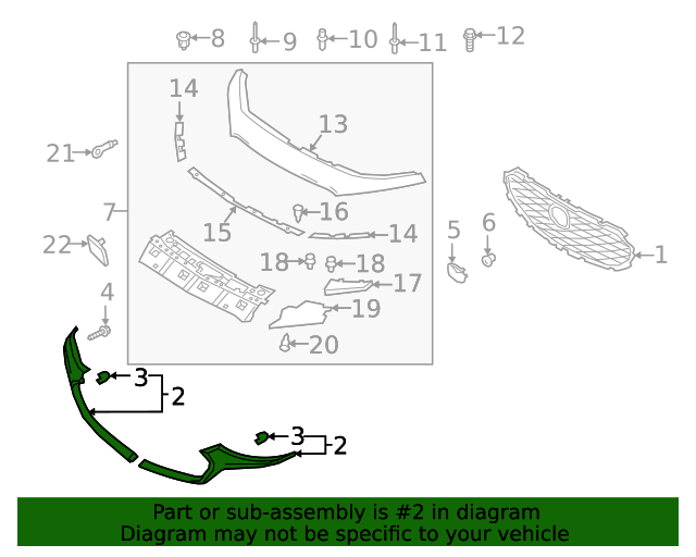 20192024 Mazda 3 Lower Molding BCKN50770C