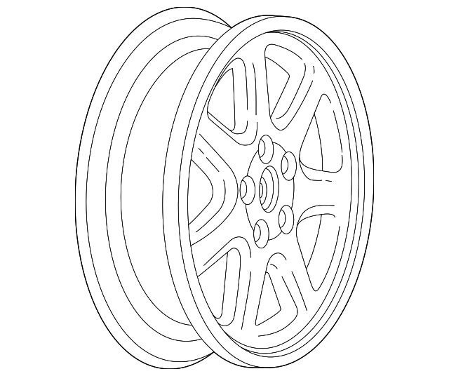 17x7.5-Inch Wheel - GM (9593846)