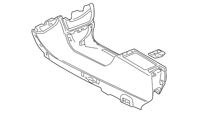 Retainer Assembly, F/Floor Console *Cashmere - Cadillac (89039670)