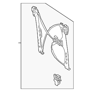 Ford OEM Window Regulator — BL1Z-7823200-AA, Fits 2007-2013 Expedition/Navigator Front Passenger Side - View #14