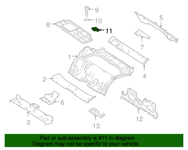 4519880067 Engine Cover Knob 20082016 Smart Fortwo MercedesBenz