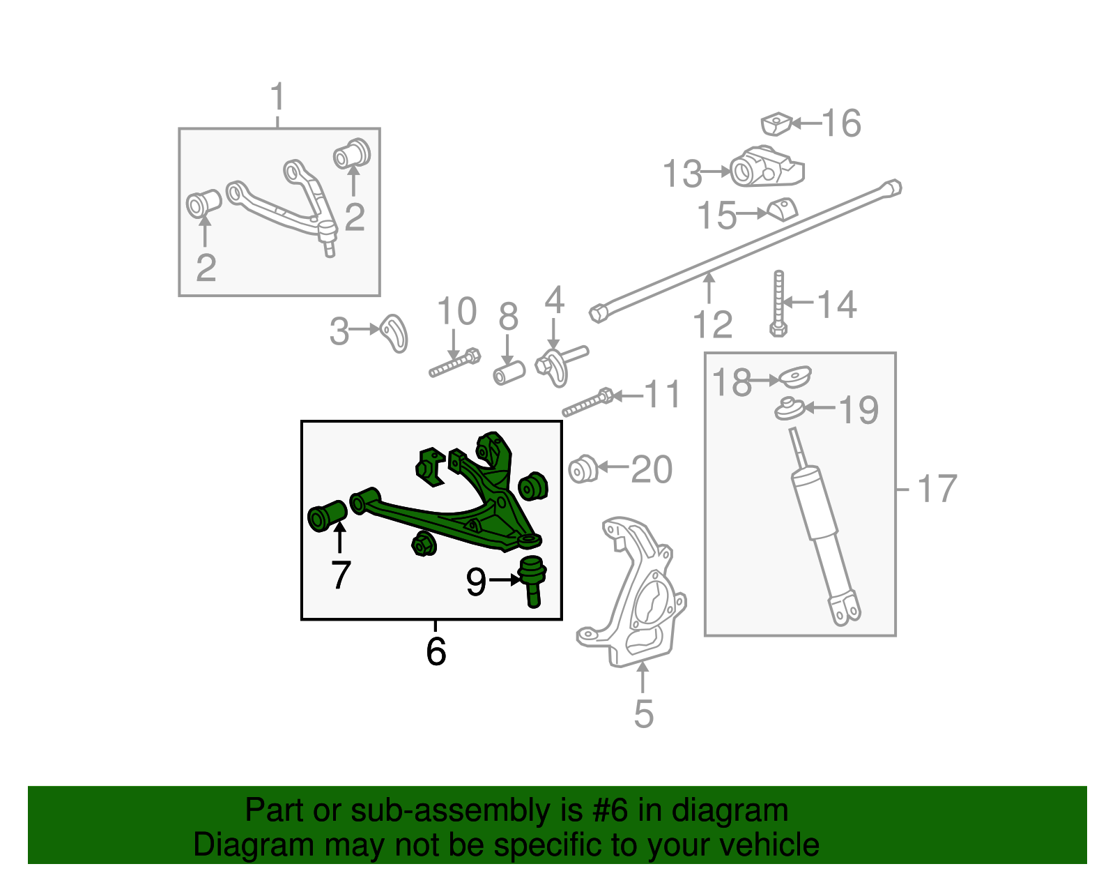 Arm, Front Lower Control - GM (15082976)