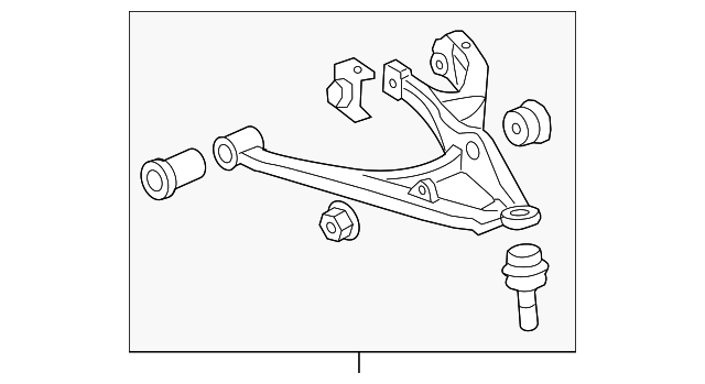Front Passenger Side Lower Control Arm - GM (15082977)