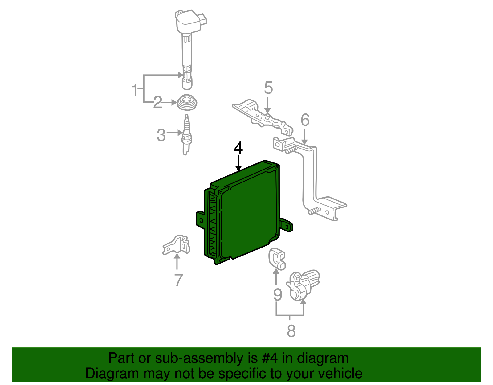 ECU (Calculateur) D'occasion Pour Honda Civic 2001-2003 1.7L LX MT - Réf. 37820-PLM-L06
