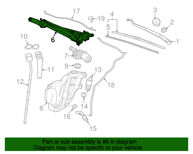 84572802 GM Windshield Wiper Transmission GM Parts Store