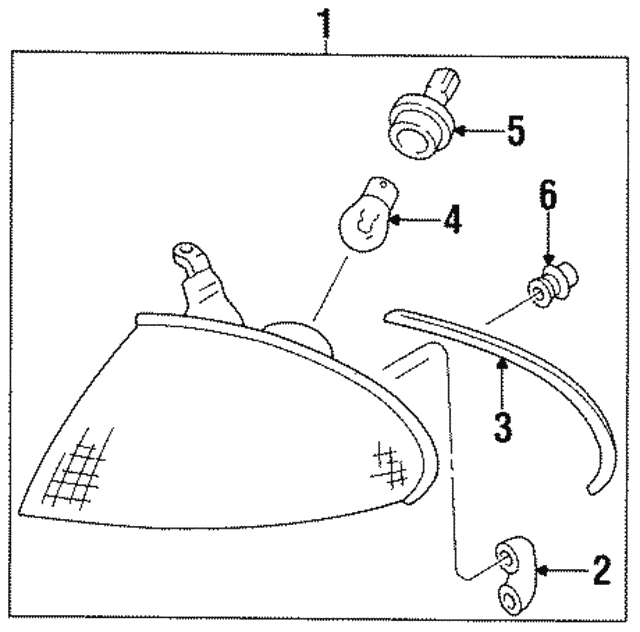19941997 Ford Aspire Pivot F4BZ13032A QuirkParts