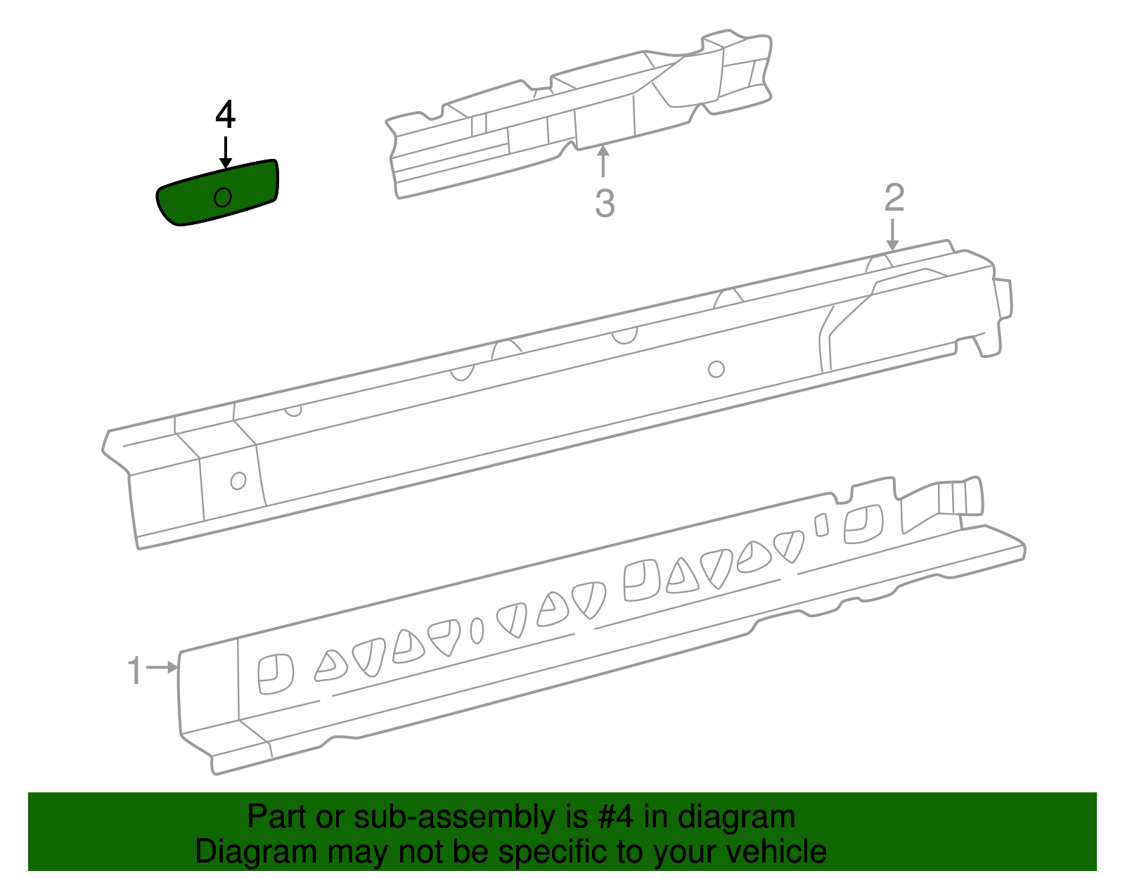 Seat Belt Anchor - GM (20320556)