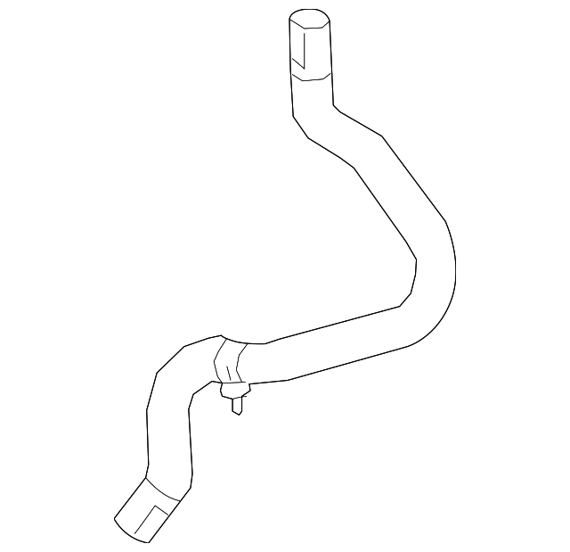 20192024 GM Radiator Surge Tank Outlet Hose 84545535 GM