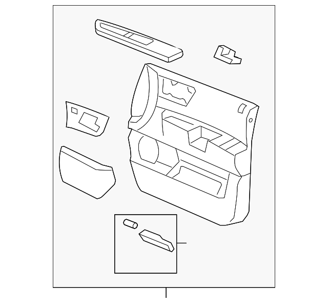 Panel Assembly-Front S/D Tr                    *Brick - GM (20823439)