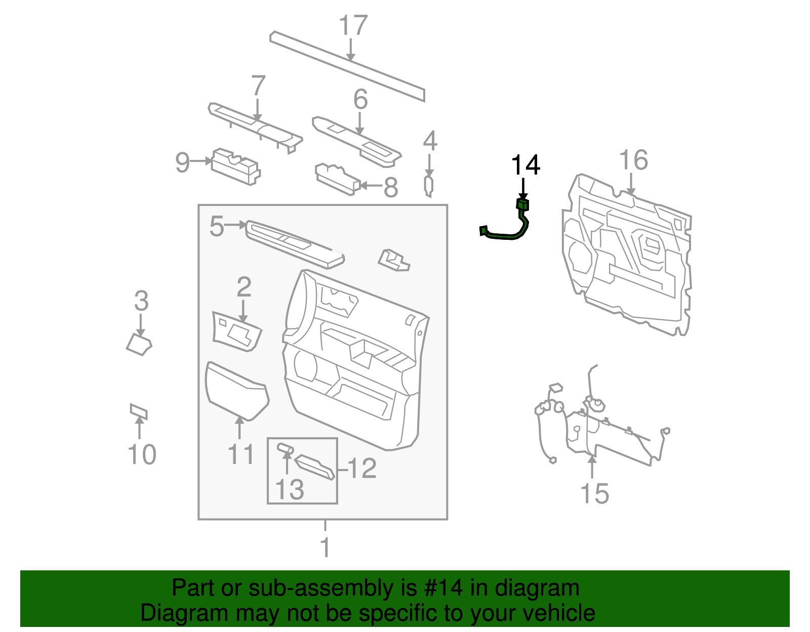 Driver Seat Adjuster Memory and Heater Switch - GM (25872364)