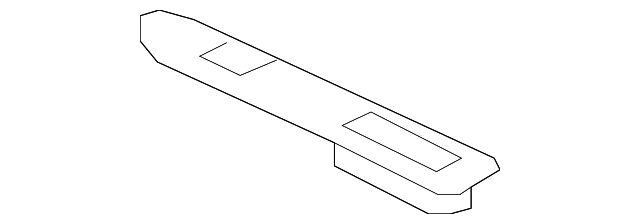 Plate-Front S/D Wdo Switch Tr                  *Brick - GM (25943337)