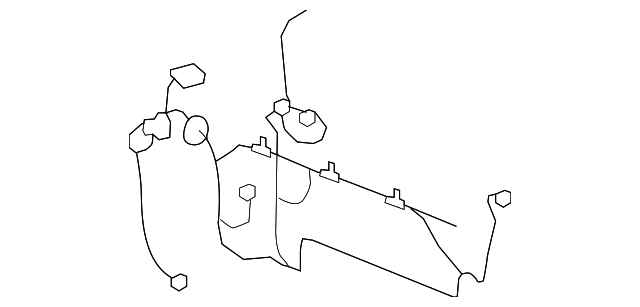 Front Driver Side Door Wiring Harness - GM (25904938)