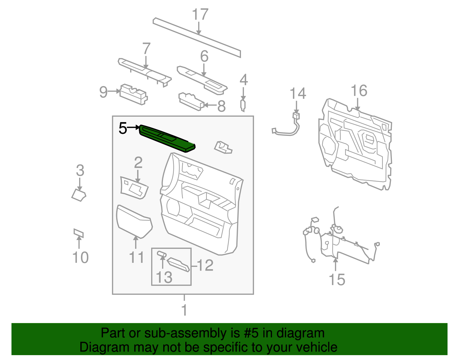 Armrest - GM (25894699)