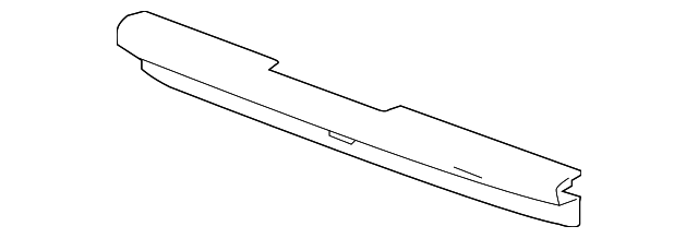 Front Bumper Impact Bar Blackout Cover - Cadillac (84145691)