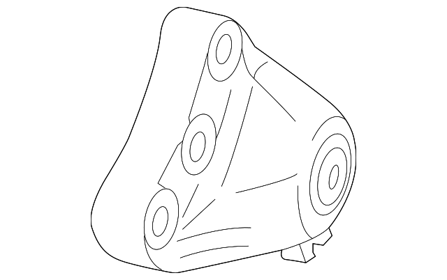 MOPAR 68164774AA Engine Mount Bracket Rear