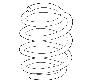 2010-2016 Mercedes-Benz Coil Spring 212-321-20-04 | MB OEM Parts