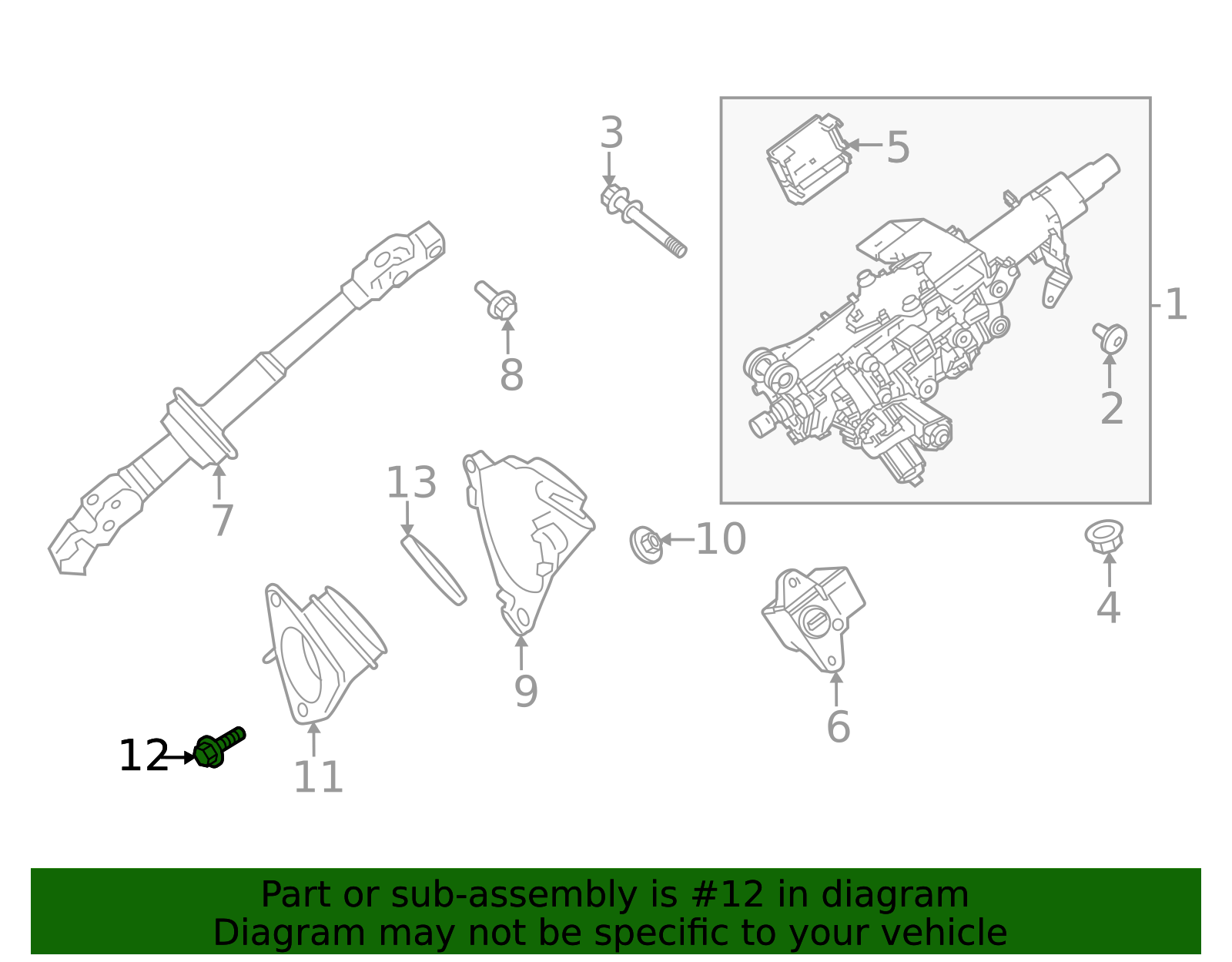 Air Cleaner Assembly Bolt - Scion (90119-06859)
