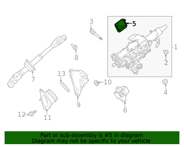 20212023 Toyota Steering Column Control Module 8922748070 Toyota