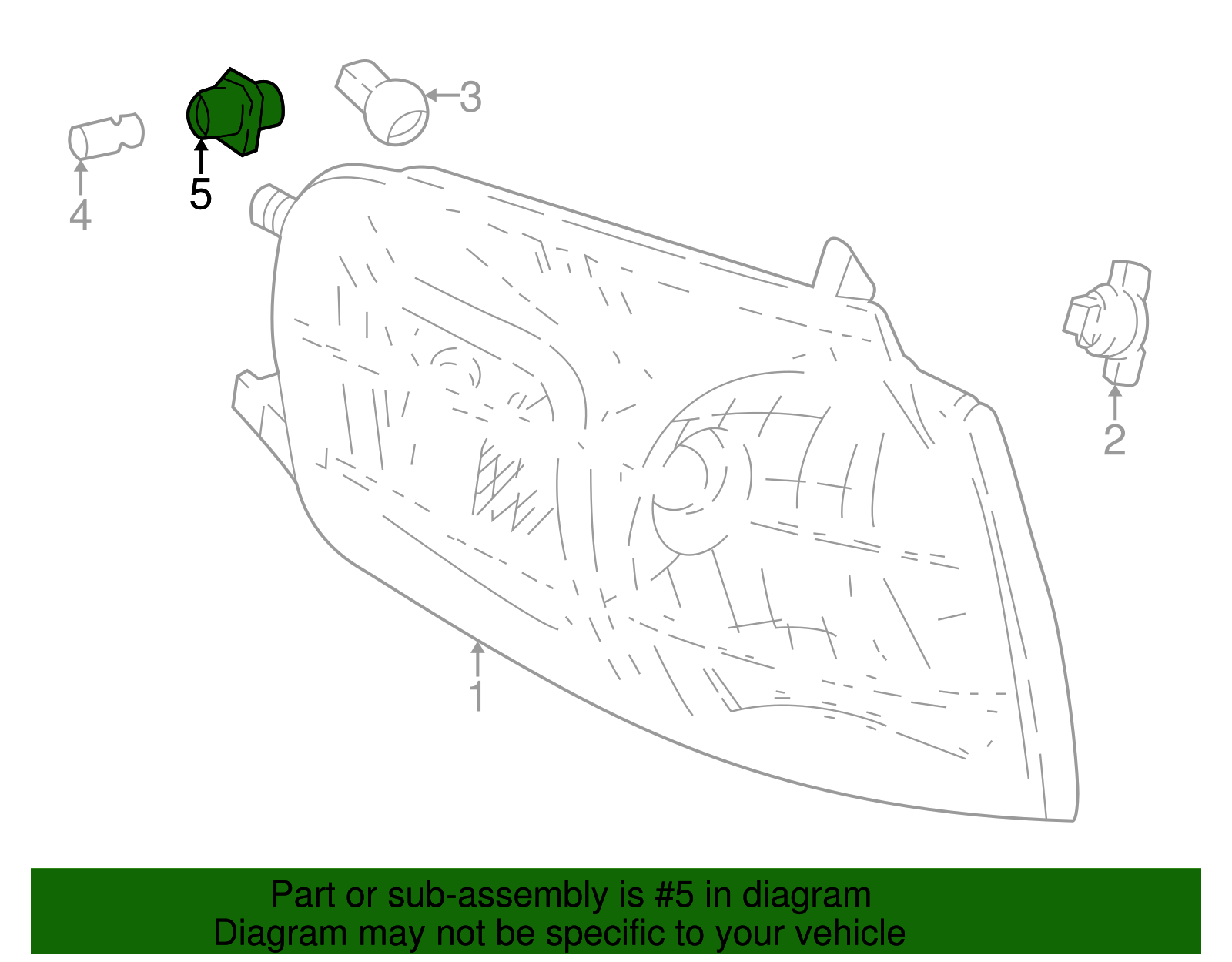 Multi-Purpose Lamp Socket - GM (12166325)