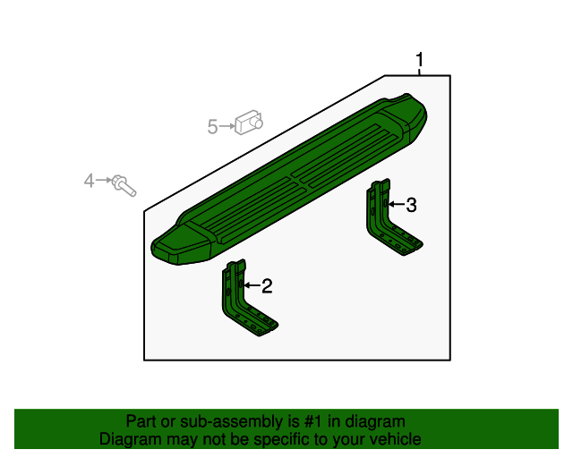 20042016 Ford OEM Step Bars 5in Chromed Aluminum Crew Cab BC3Z16450