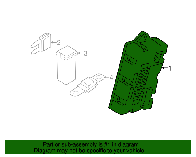 Genuine OEM Fuse & Relay Box Part LR156161 Fits 2021 Land Rover Range