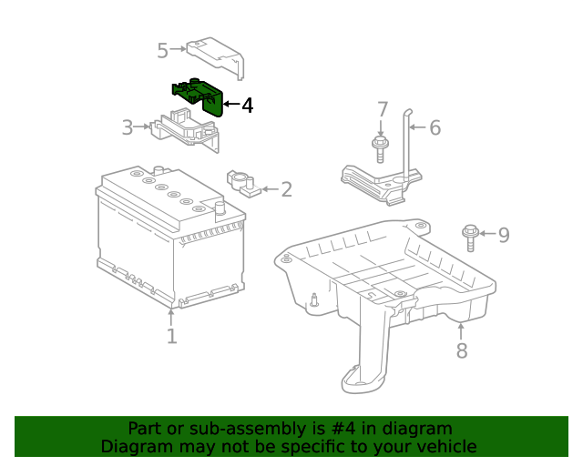 8262012310 Fusible Link 20192023 Toyota OEM Genuine Toyota Parts