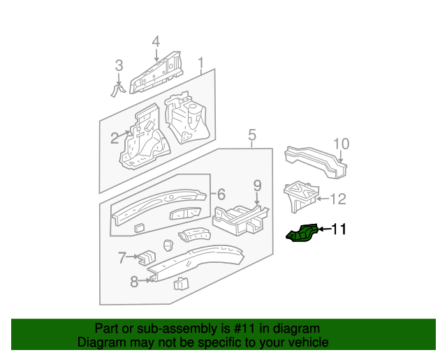 74185S3VA00 Hook, L Front Tow 20032004 Honda Pilot Honda Parts