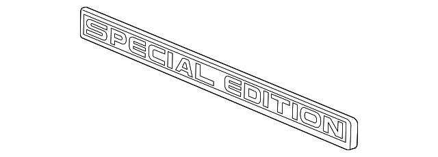 Genuine Honda Emblem Rear 75731-TK4-A00 Special Edition Genuine Honda Emblem Rear 75731-TK4-A00 Special Edition