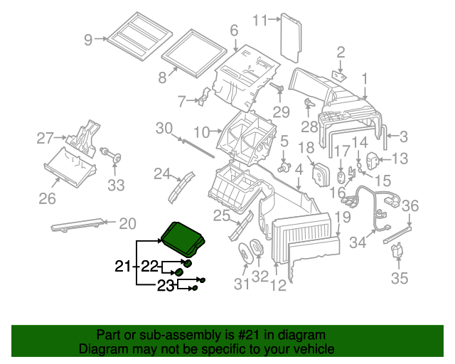 20032010 Porsche Cayenne Heater Core 95557232600 Gaudin Porsche Parts