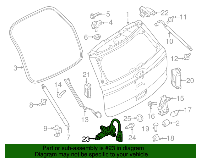 20162019 Ford Police Interceptor Utility OEM Lock Cylinder Assembly