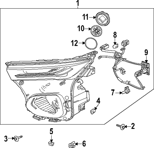 2021 Chevrolet Trailblazer Headlamp Assembly 42756121